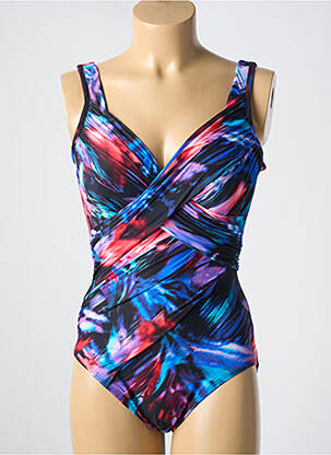 Costum de baie dintr-o singură piesă imprimeu fantezie top sutien modelat albastru MIRACLESUIT femeie