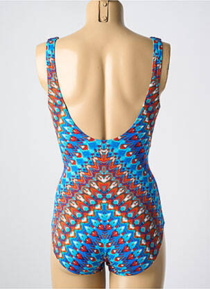 Costum de baie dintr-o singură piesă imprimeu fantezie top sutien modelat albastru MIRACLESUIT femeie