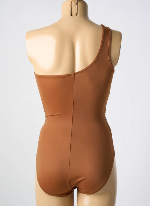 Costum de baie dintr-o singură piesă maro MIRACLESUIT femeie