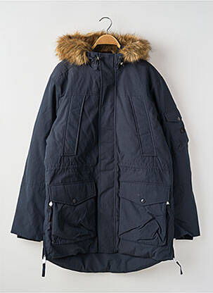 Parka mansete cu margini elastice cu glugă albastru JACK & JONES bărbat