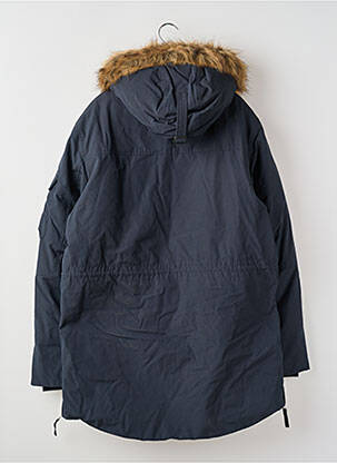 Parka mansete cu margini elastice cu glugă albastru JACK & JONES bărbat