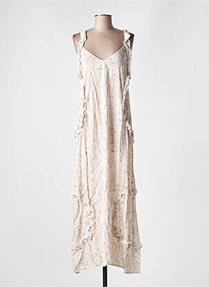 Rochie lungă bej PILYQ femeie