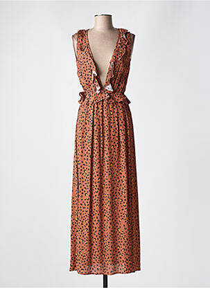 Rochie lungă maro CYELL femeie