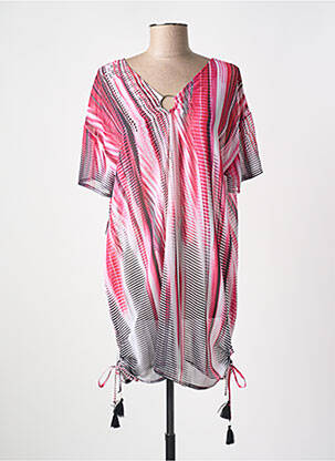 Tunică mâneci scurte roșu MIRADONNA femeie