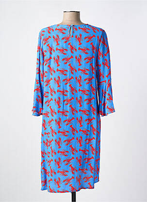 Rochie de plajă mâneci 3/4 albastru CYELL femeie