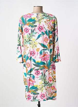 Rochie de plajă mâneci 3/4 roz CYELL femeie
