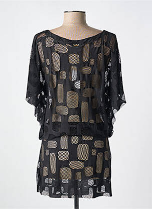 Rochie de plajă mâneci scurte negru PILYQ femeie