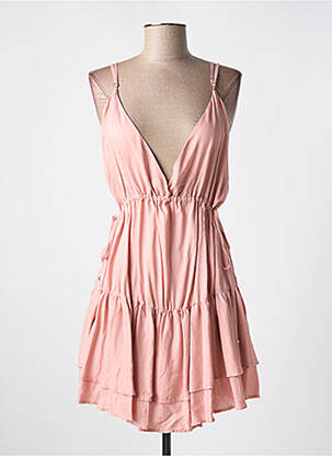 Rochie scurtă roz PILYQ femeie