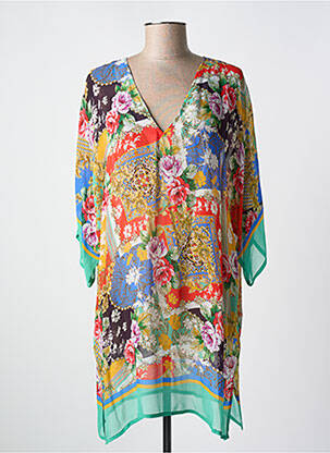 Rochie de plajă mâneci 3/4 roșu CYELL femeie
