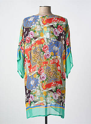 Rochie de plajă mâneci 3/4 roșu CYELL femeie