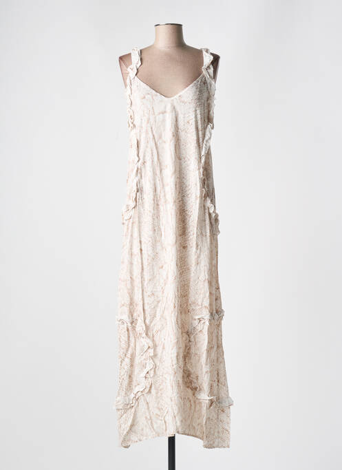 Rochie lungă bej PILYQ femeie