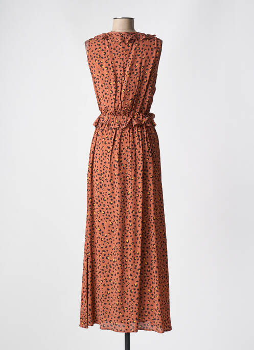 Rochie lungă maro CYELL femeie