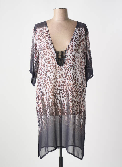 Rochie de plajă maro MIRADONNA femeie