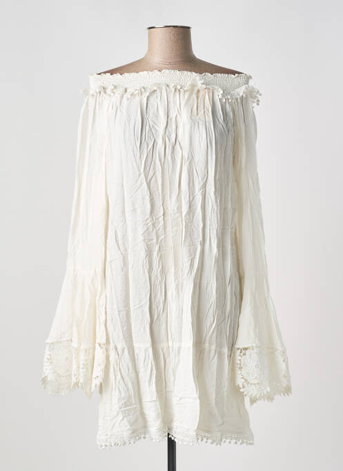 Rochie scurtă alb MILONGA femeie