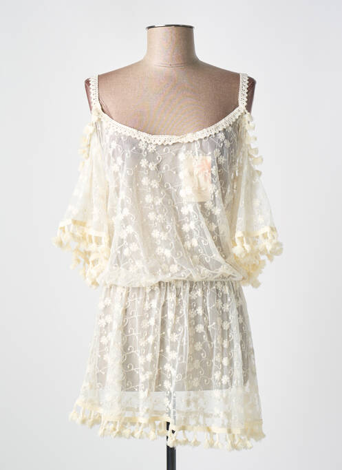 Rochie de plajă bej MILONGA femeie