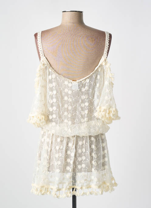 Rochie de plajă bej MILONGA femeie