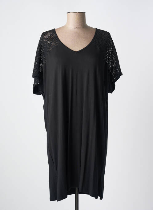 Rochie midi negru MIRADONNA femeie
