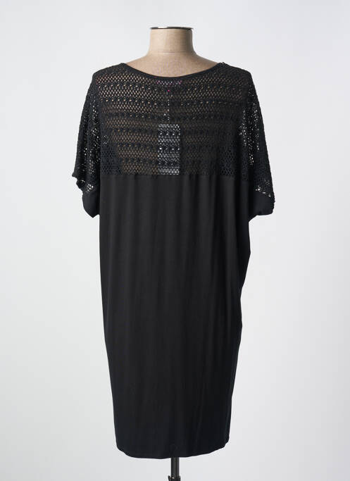 Rochie midi negru MIRADONNA femeie