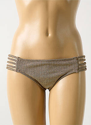 Chiloți de baie auriu LULI FAMA femeie