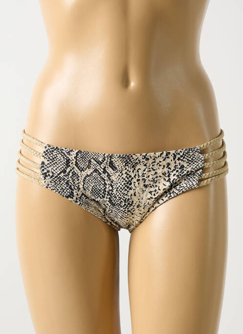 Chiloți de baie bej LULI FAMA femeie