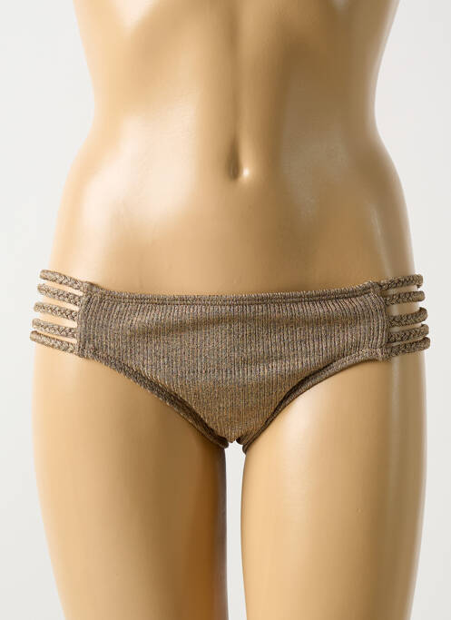 Chiloți de baie auriu LULI FAMA femeie