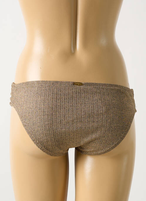 Chiloți de baie auriu LULI FAMA femeie