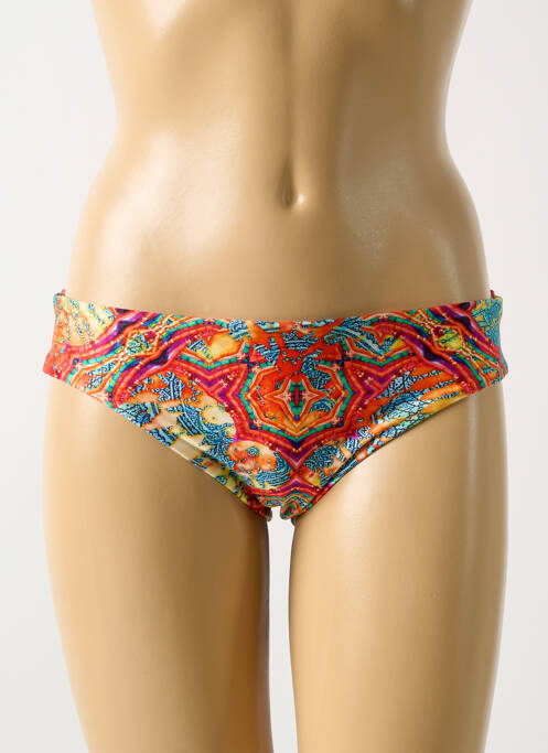 Chiloți de baie portocaliu LULI FAMA femeie