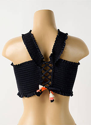 Sutien de costum de baie elasticitate negru MILONGA femeie