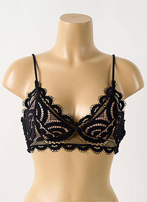 Sutien de costum de baie negru PILYQ femeie