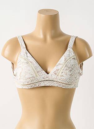 Sutien de costum de baie bej PILYQ femeie