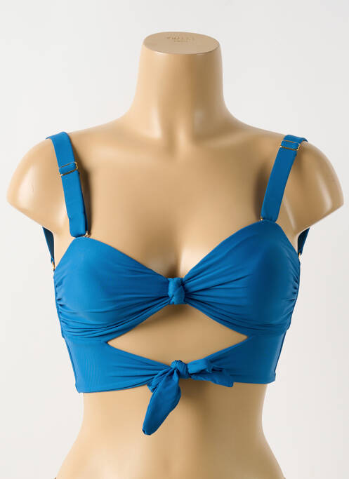 Sutien de costum de baie albastru PILYQ femeie