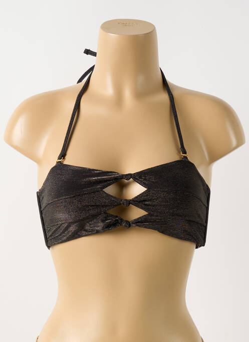 Sutien de costum de baie negru PILYQ femeie