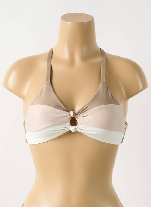 Sutien de costum de baie bej PILYQ femeie