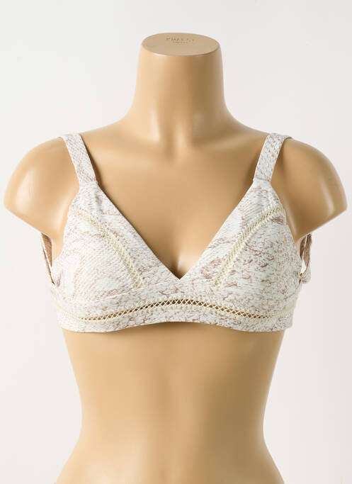 Sutien de costum de baie bej PILYQ femeie