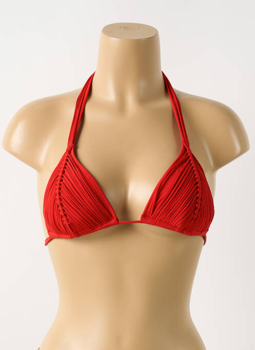 Sutien de costum de baie roșu PILYQ femeie