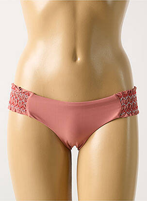 Chiloți de baie roz PILYQ femeie