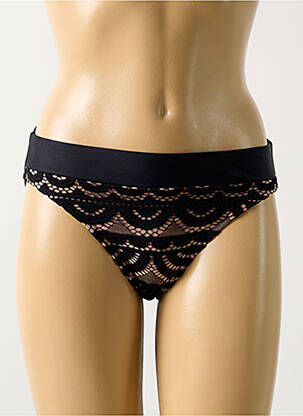 Chiloți de baie negru PILYQ femeie