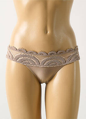 Chiloți de baie maro PILYQ femeie