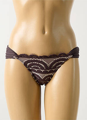 Chiloți de baie maro PILYQ femeie