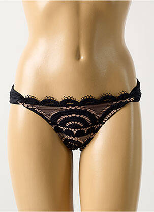 Chiloți de baie negru PILYQ femeie