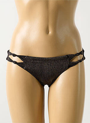 Chiloți de baie negru PILYQ femeie