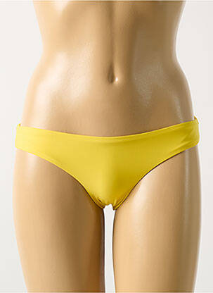 Chiloți de baie galben PILYQ femeie