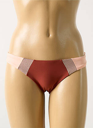 Chiloți de baie portocaliu PILYQ femeie