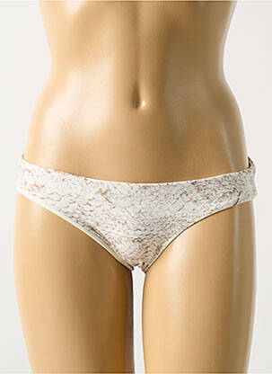 Chiloți de baie bej PILYQ femeie