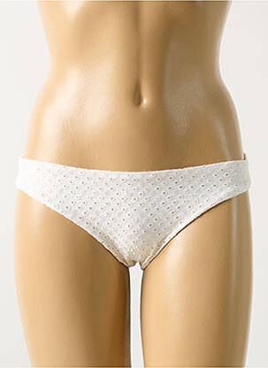 Chiloți de baie bej PILYQ femeie