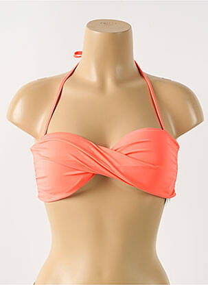 Sutien de costum de baie elasticitate top triunghiuri portocalie PHAX femeie