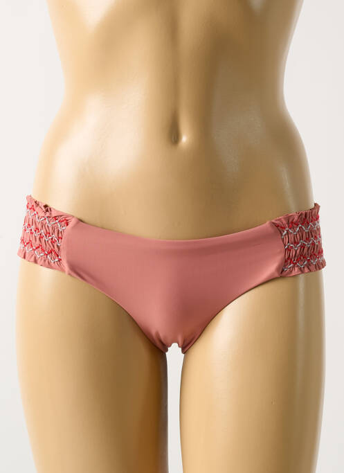 Chiloți de baie roz PILYQ femeie