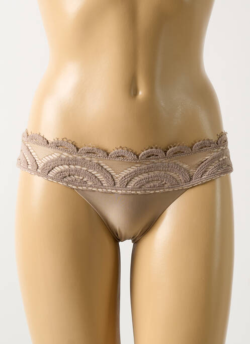 Chiloți de baie maro PILYQ femeie