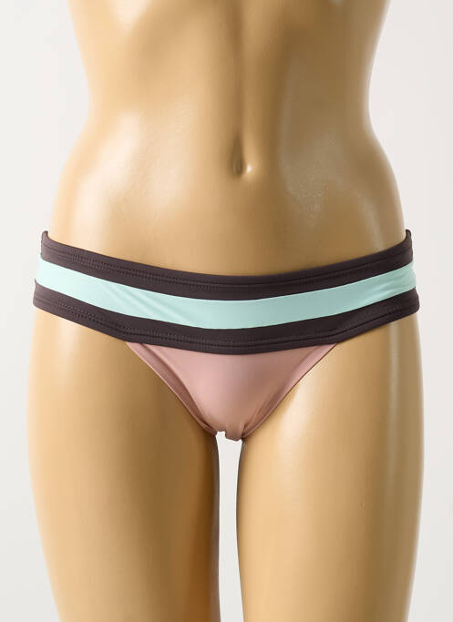 Chiloți de baie efect material satinat chiloți roz PILYQ femme