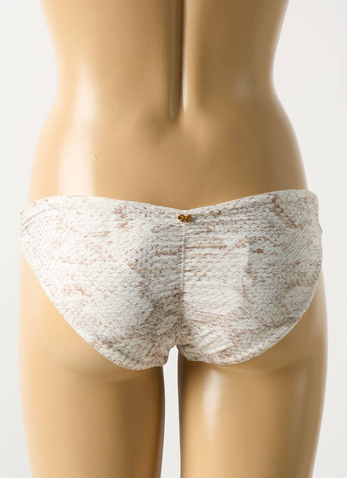 Chiloți de baie bej PILYQ femeie